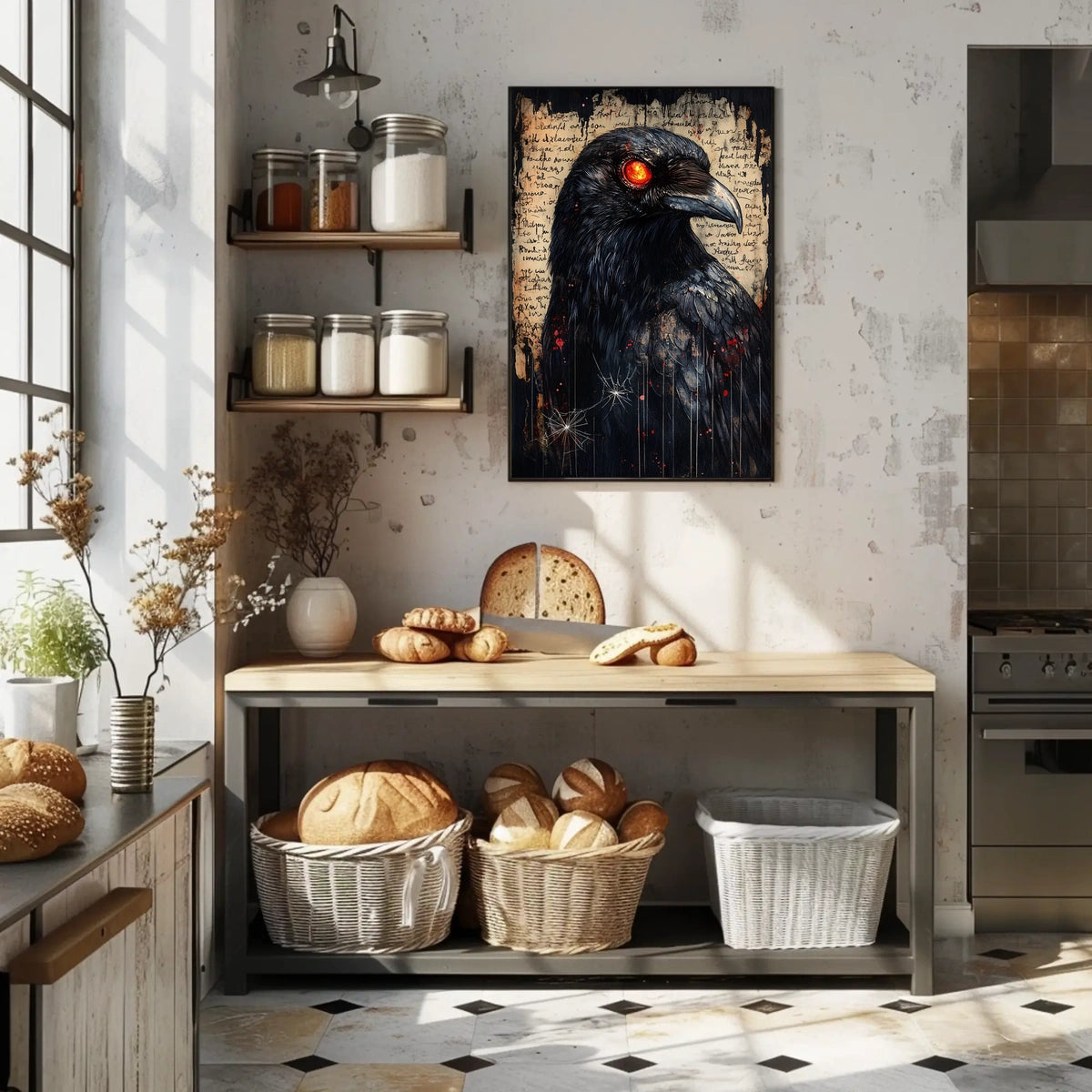 Mystical Raven Artwork for Animal Poster