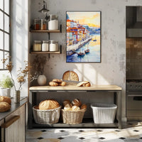 Portugal Porto Ribeira Riverside Poster