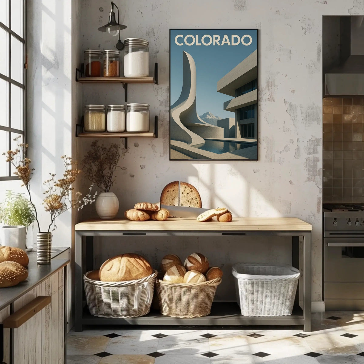 Modern Architecture In Colorado Modern Poster