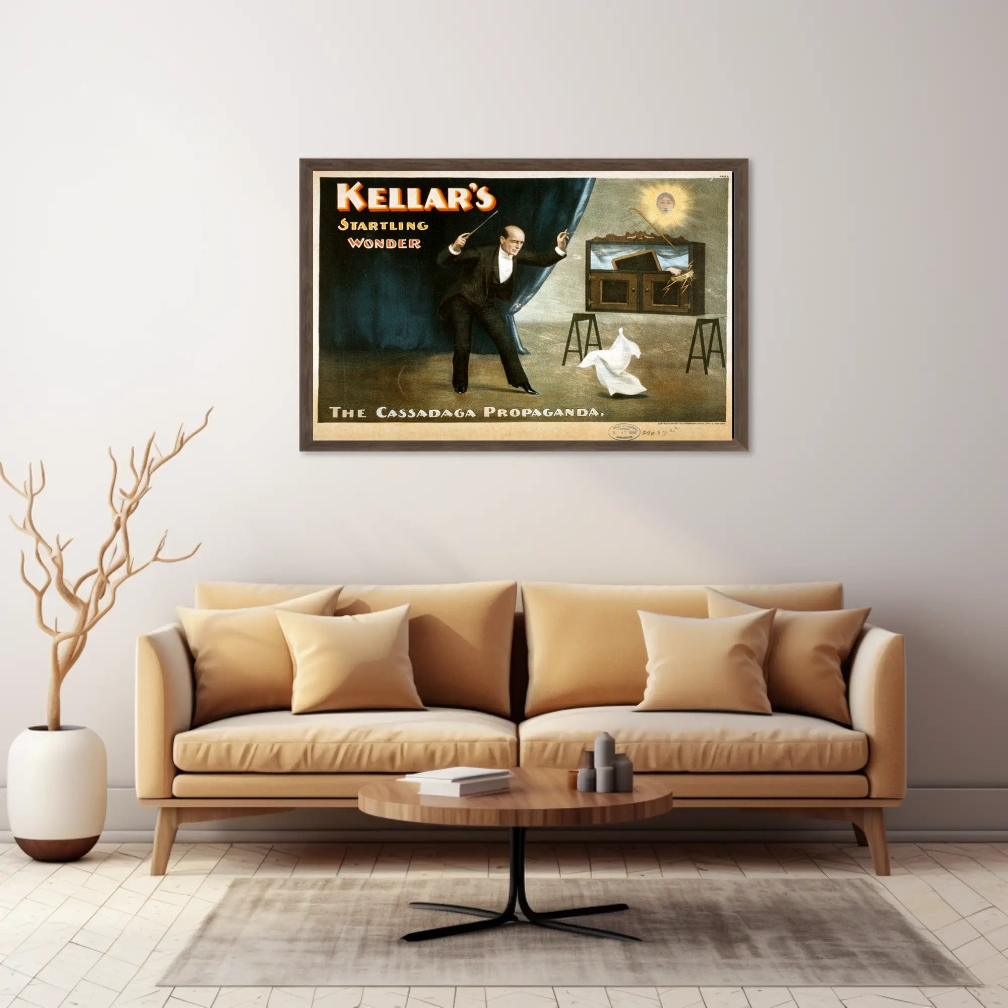 Kellar's Enchanting Show Vintage Magic Poster
