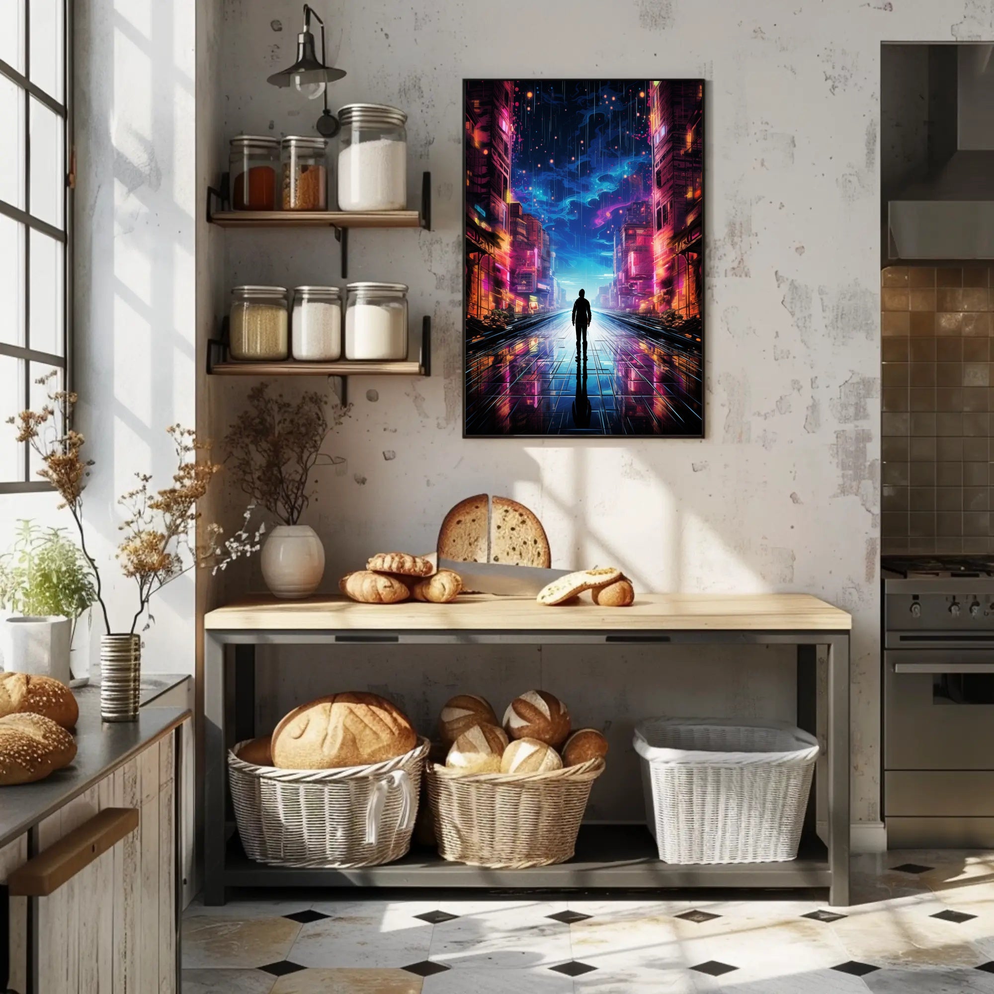 Neon City Dreams Poster