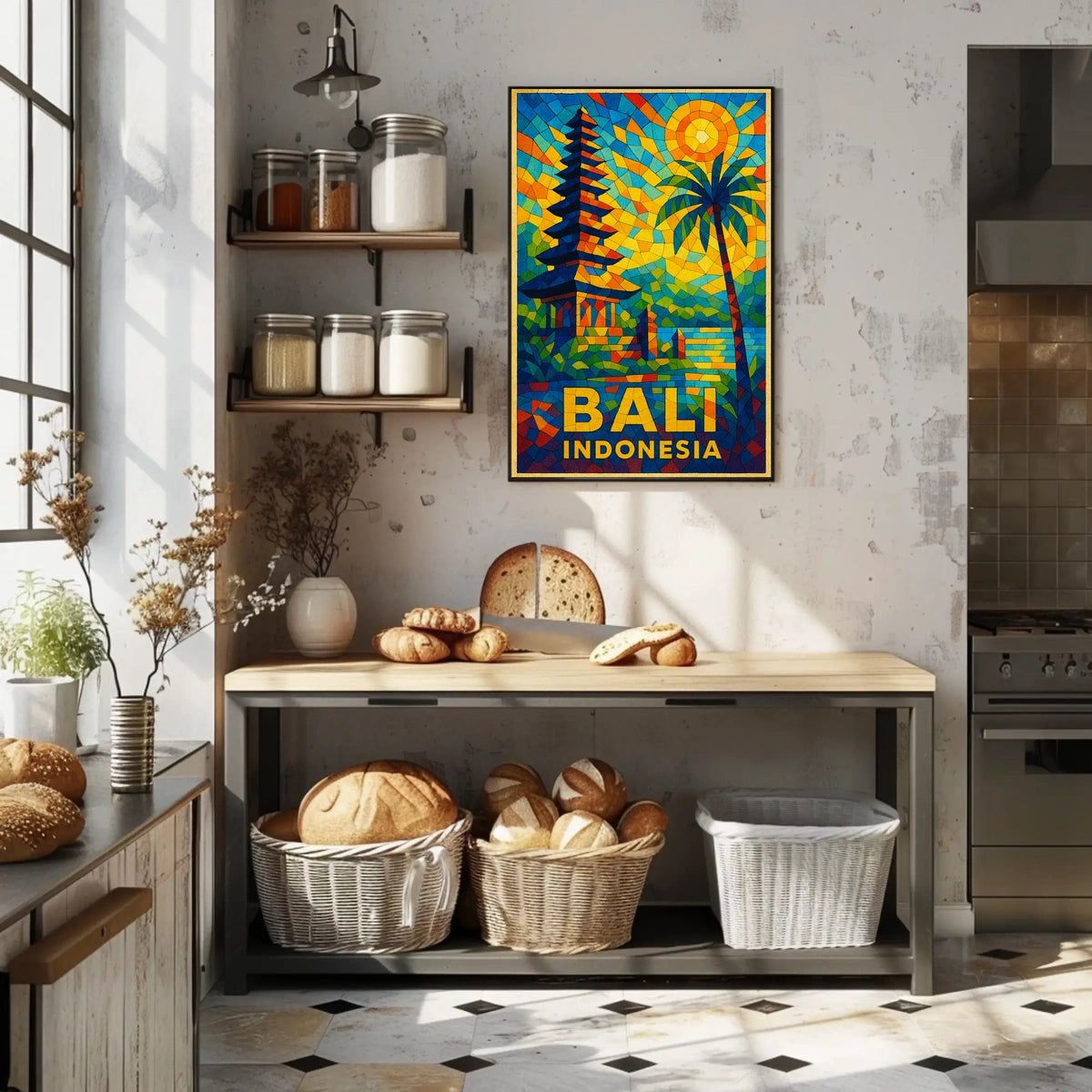 Bali, Indonesia Vibrant Paradise Poster
