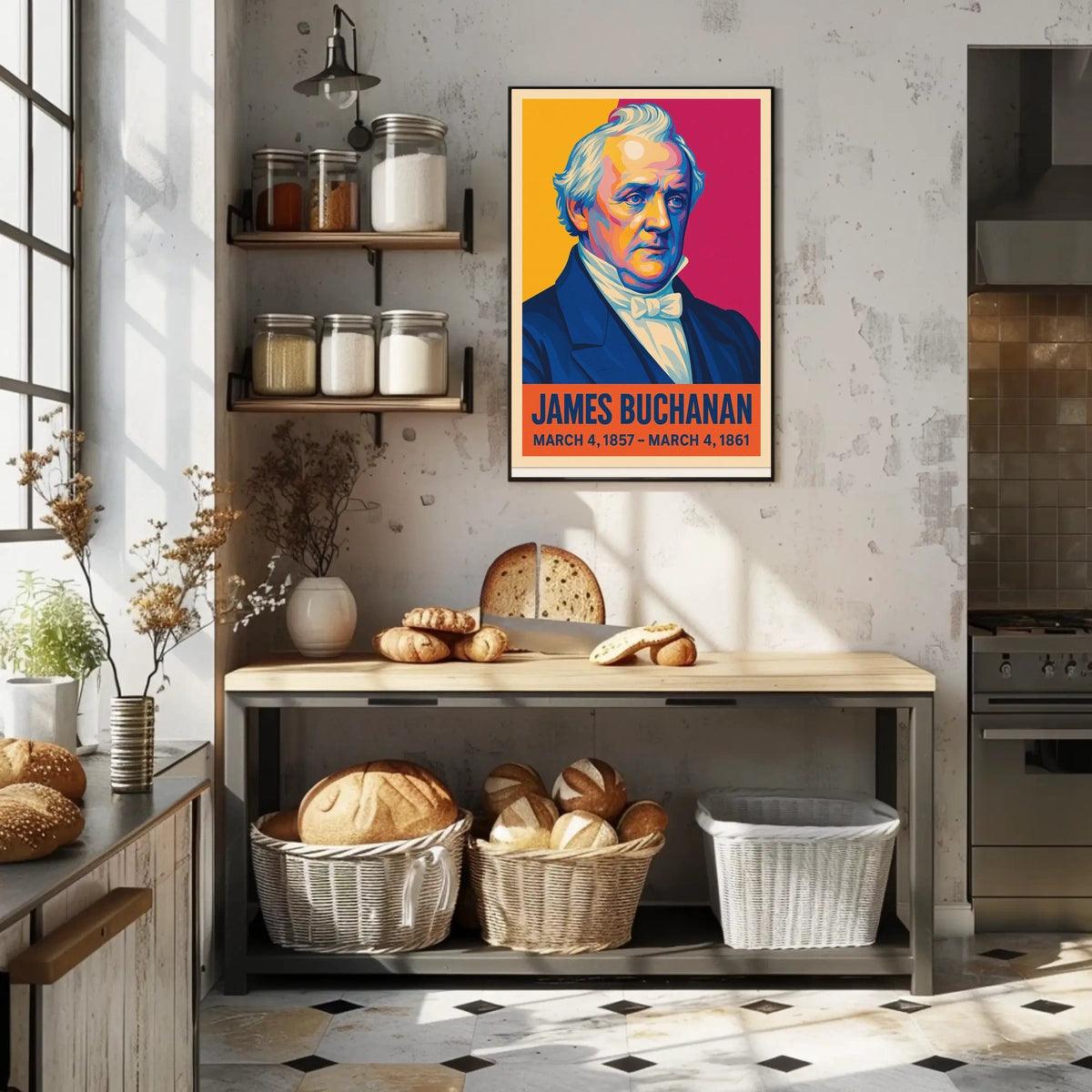 James Buchanan Poster