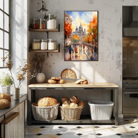 Scenic Autumn Cityscape, Cultural or Heritage Poster
