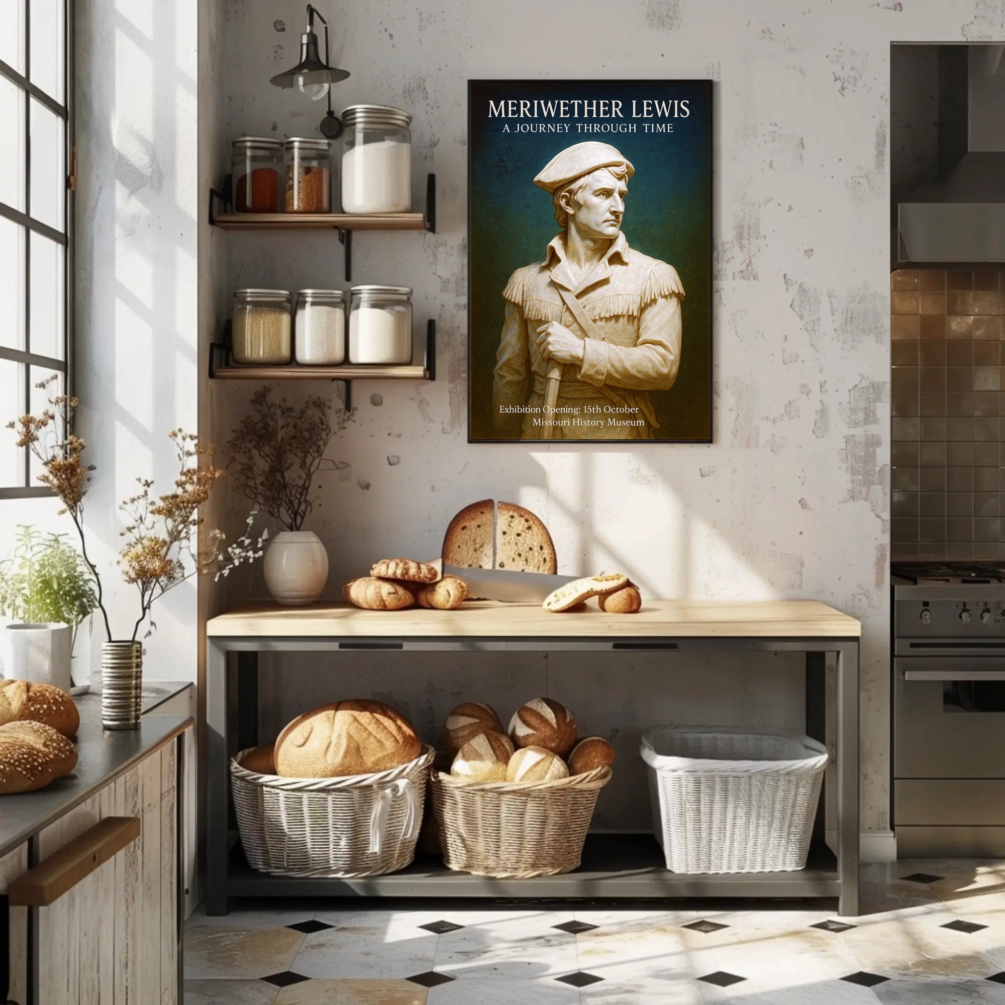 Meriwether Lewis A Journey Through Time Poster PosterGoat