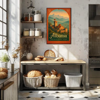 Albania Where Mountains Meet History Poster