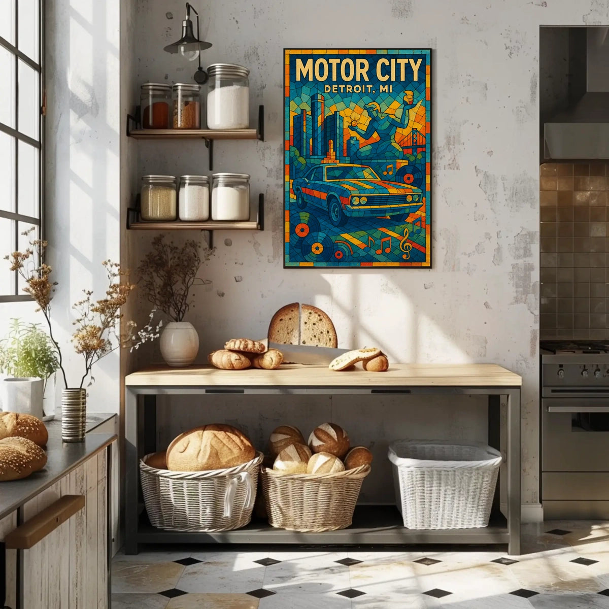 Motor City Detroit, MI Poster
