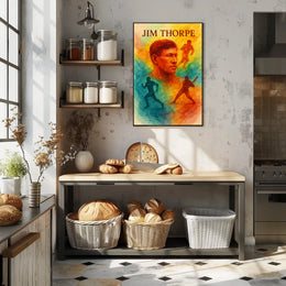 Jim Thorpe A Legendary Athlete Poster