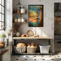 California The Golden State Poster