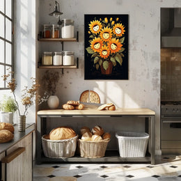 Sunflower Smiles Poster