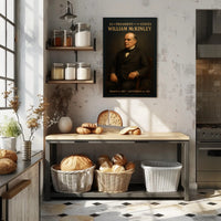 William McKinley Historical Portrait Presidential Poster PosterGoat