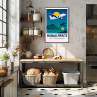 Hawaii Awaits Poster PosterGoat