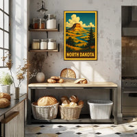 North Dakota Landscape Poster