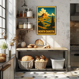 North Dakota Landscape Poster