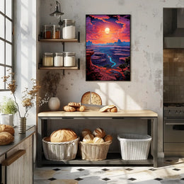 Canyon Sunset Serenity Poster PosterGoat