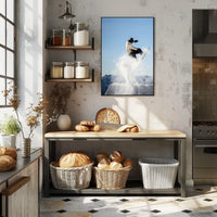 Snowboarder In Action Poster