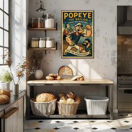 Vintage Sailor Adventure Pop Culture Poster