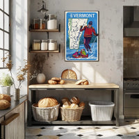 Ski Vermont Adventure Poster