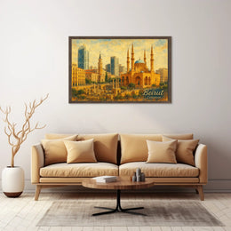 Beirut Cityscape Wanderlust Photography Poster