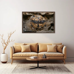 Ancient Bird Flight Tribal Art Poster Print