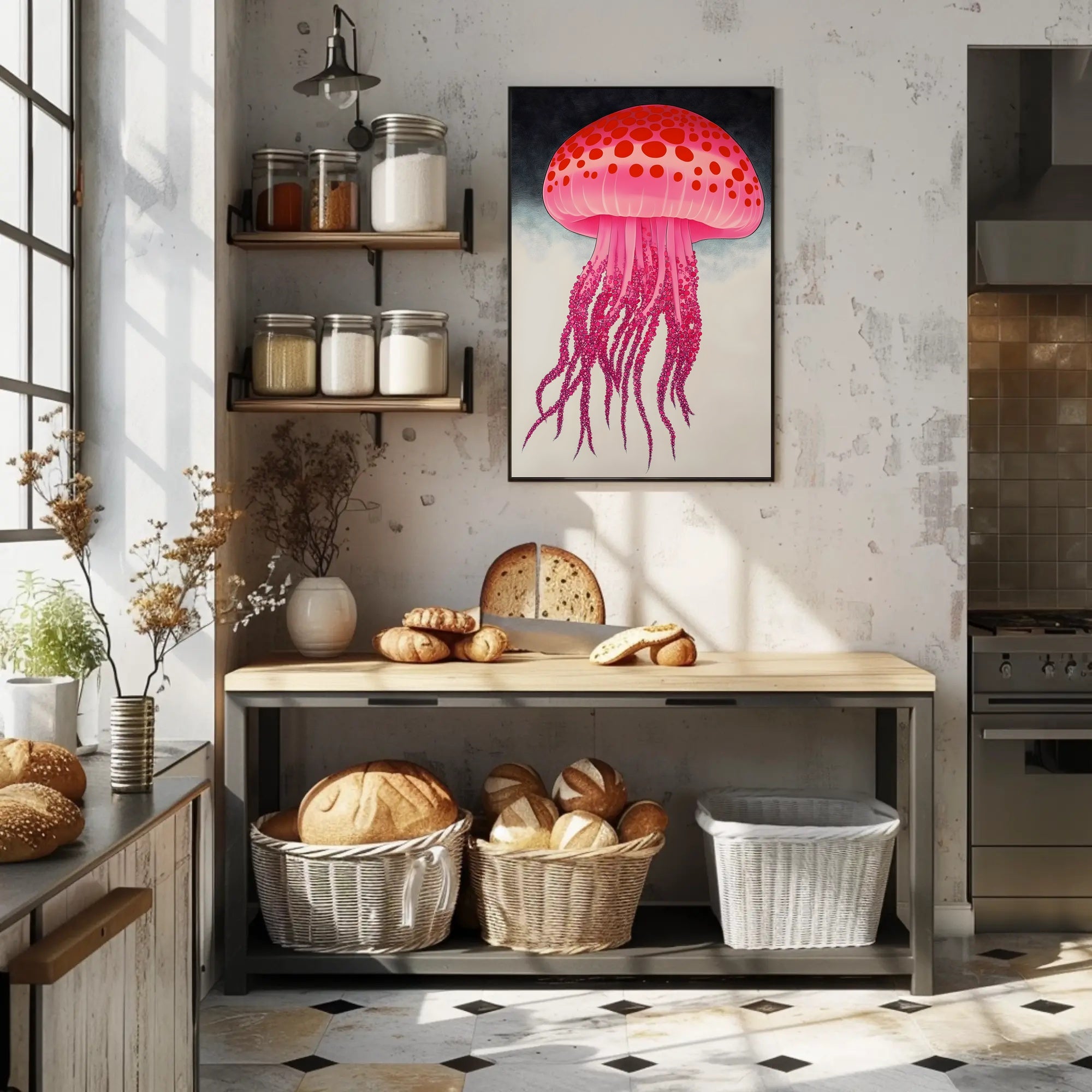 Ocean Life Poster Vibrant Marine Wall Art