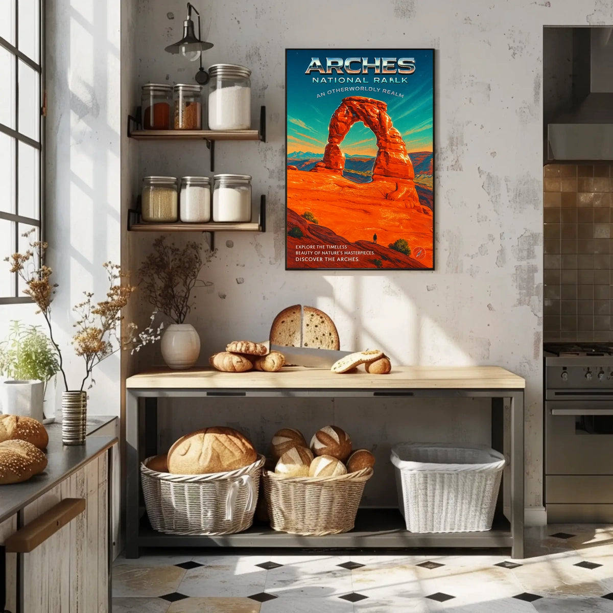 Discover The Arches An Otherworldly Poster