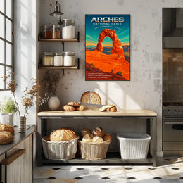 Discover The Arches An Otherworldly Poster