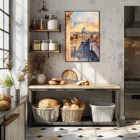 Vatican City St Peters Basilica View From Square Poster
