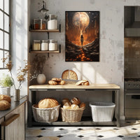Mystical Realm of Exploration Futuristic Sci-Fi Poster