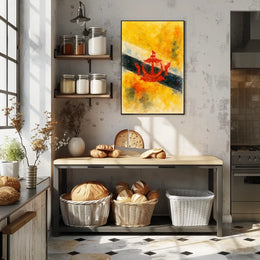 Brunei Flag Watercolor Art Poster