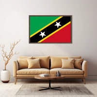 Saint Kitts and Nevis Flag Poster