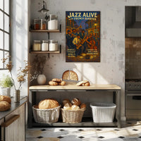 Jazz Performance in New Orleans Music or Concert Poster