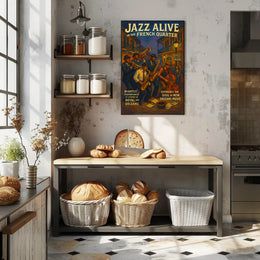 Jazz Performance in New Orleans Music or Concert Poster