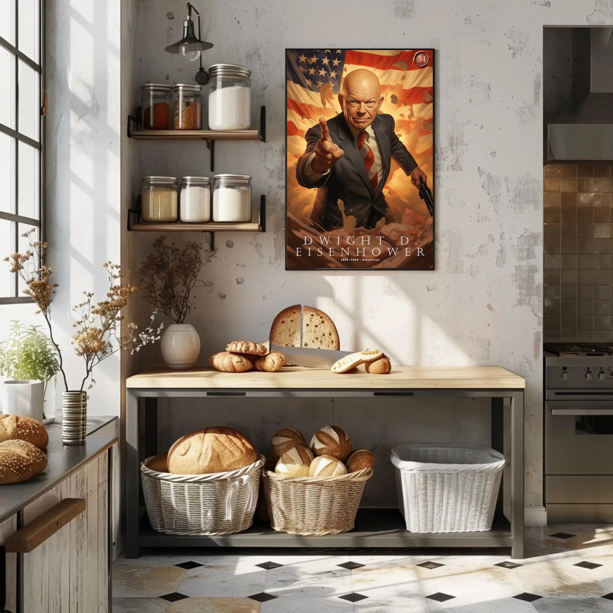Dwight D. Eisenhower: A Republican Legacy Poster