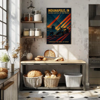 Indianapolis Racing Capital of the World Poster