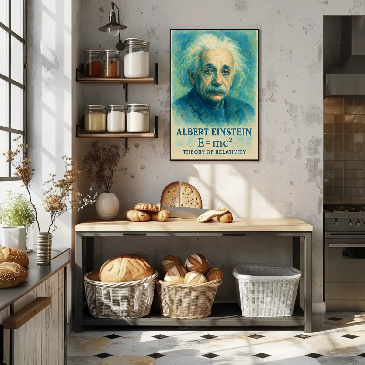 Albert Einstein Theory Of Relativity Poster