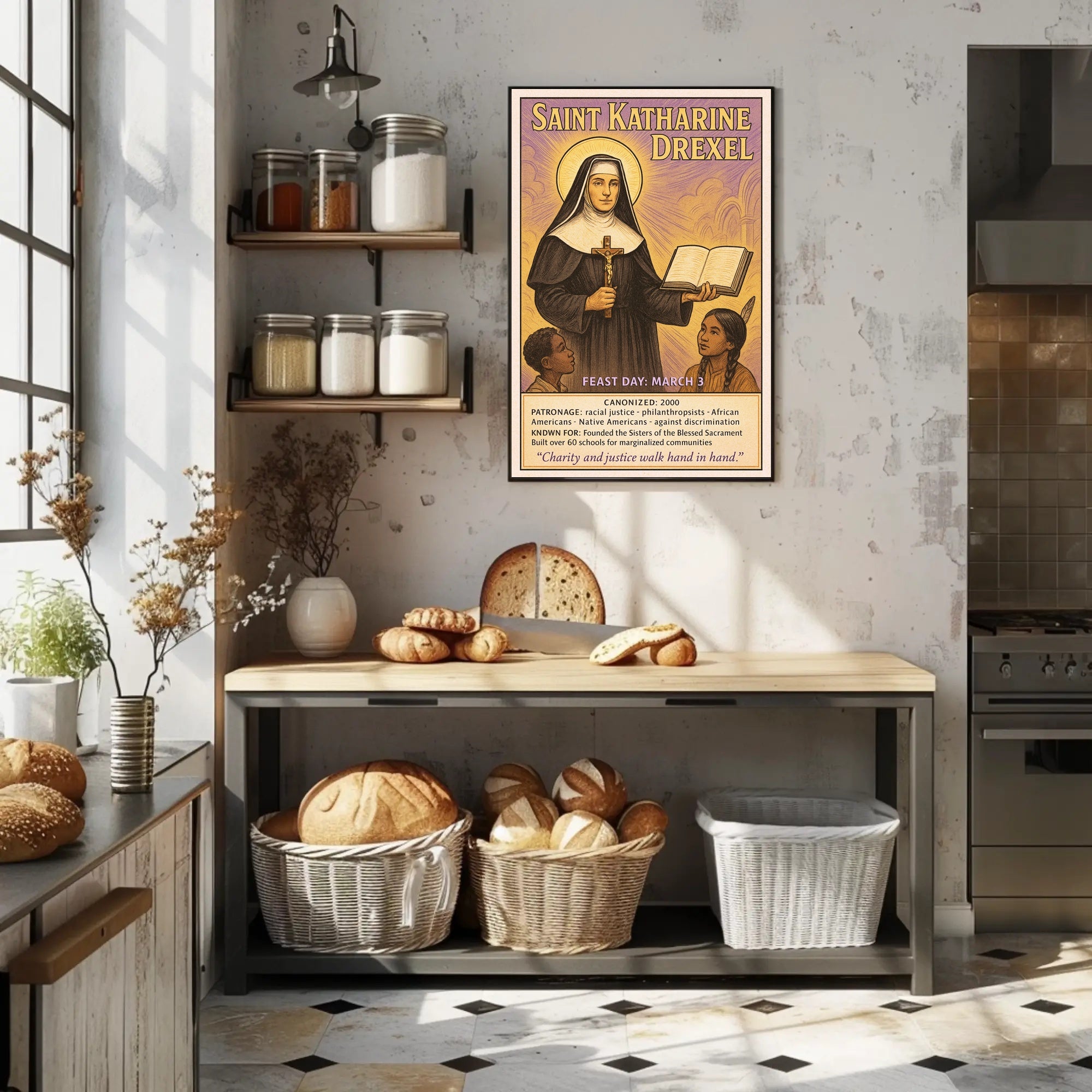 Saint Katharine Drexel Poster PosterGoat
