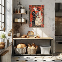 Day of the Dead Wedding Cultural Heritage Poster