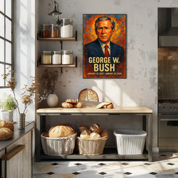 George W. Bush Presidential Tenure Poster