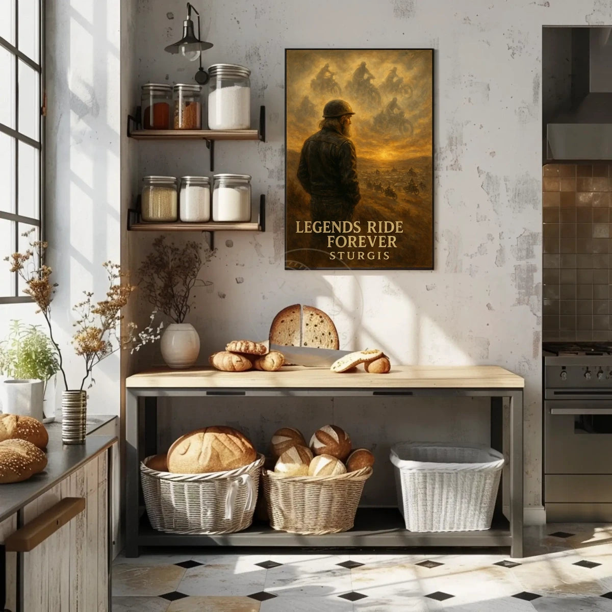 Timeless Brotherhood Motorcycle Adventure Cultural or Heritage Poster
