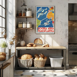 Crociera Aerea Transatlantica Poster