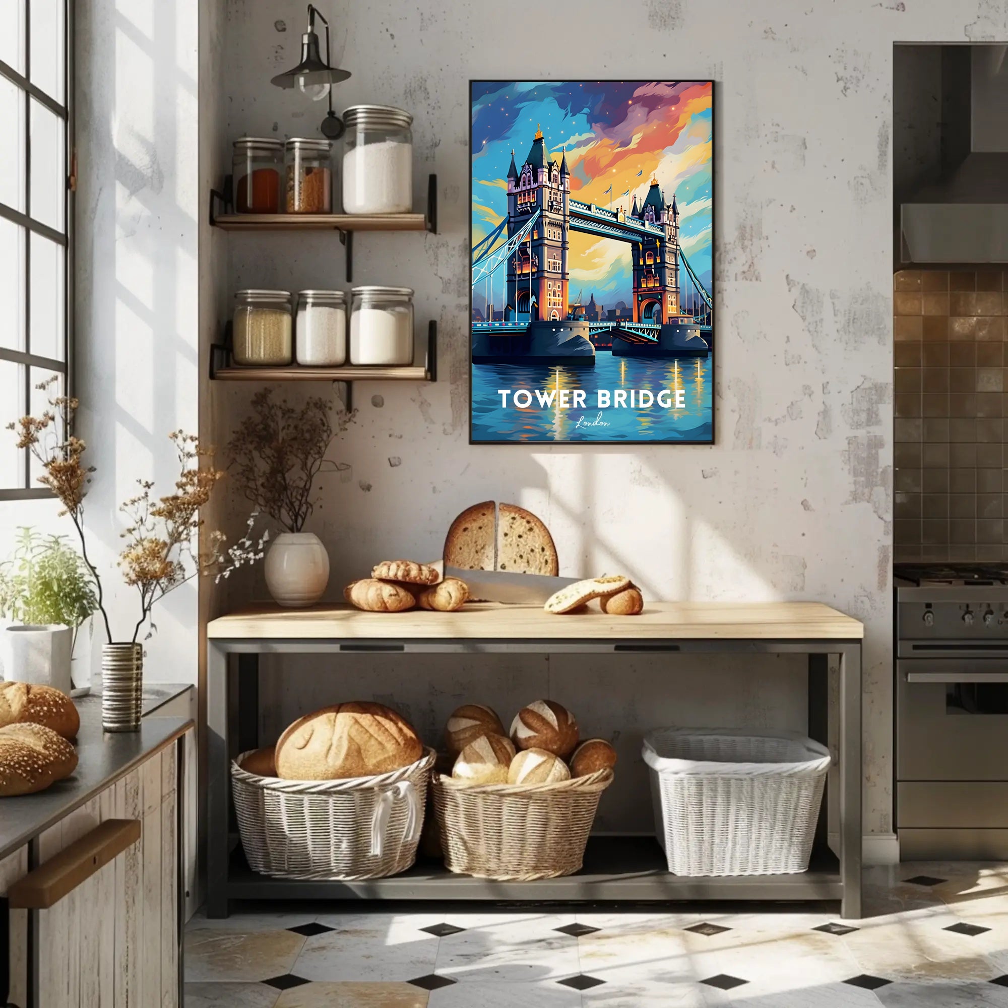 Tower Bridge Dreamscape London Urban or Cityscape Poster