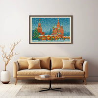 Winter Festivities in Russia Poster
