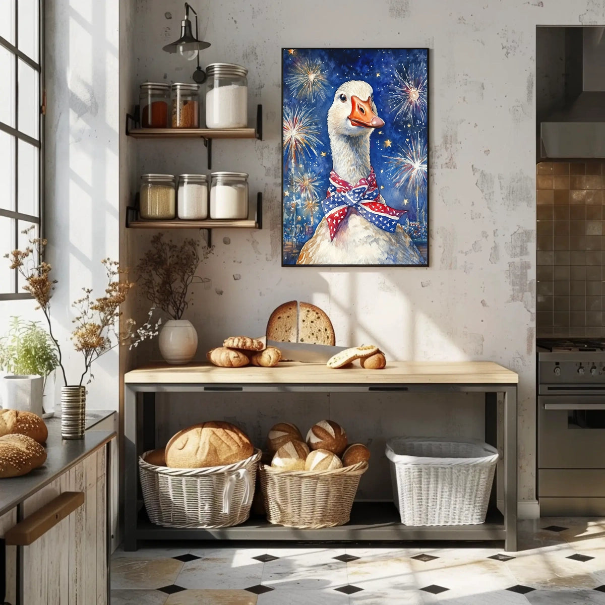 patriotic goose Poster