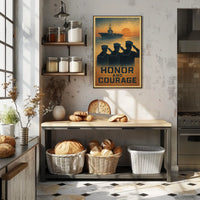 Honor And Courage Poster