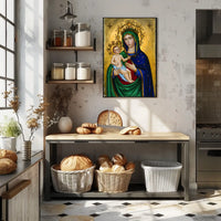 Christian Art  Virgin Mary Poster