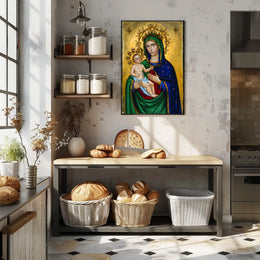 Christian Art  Virgin Mary Poster