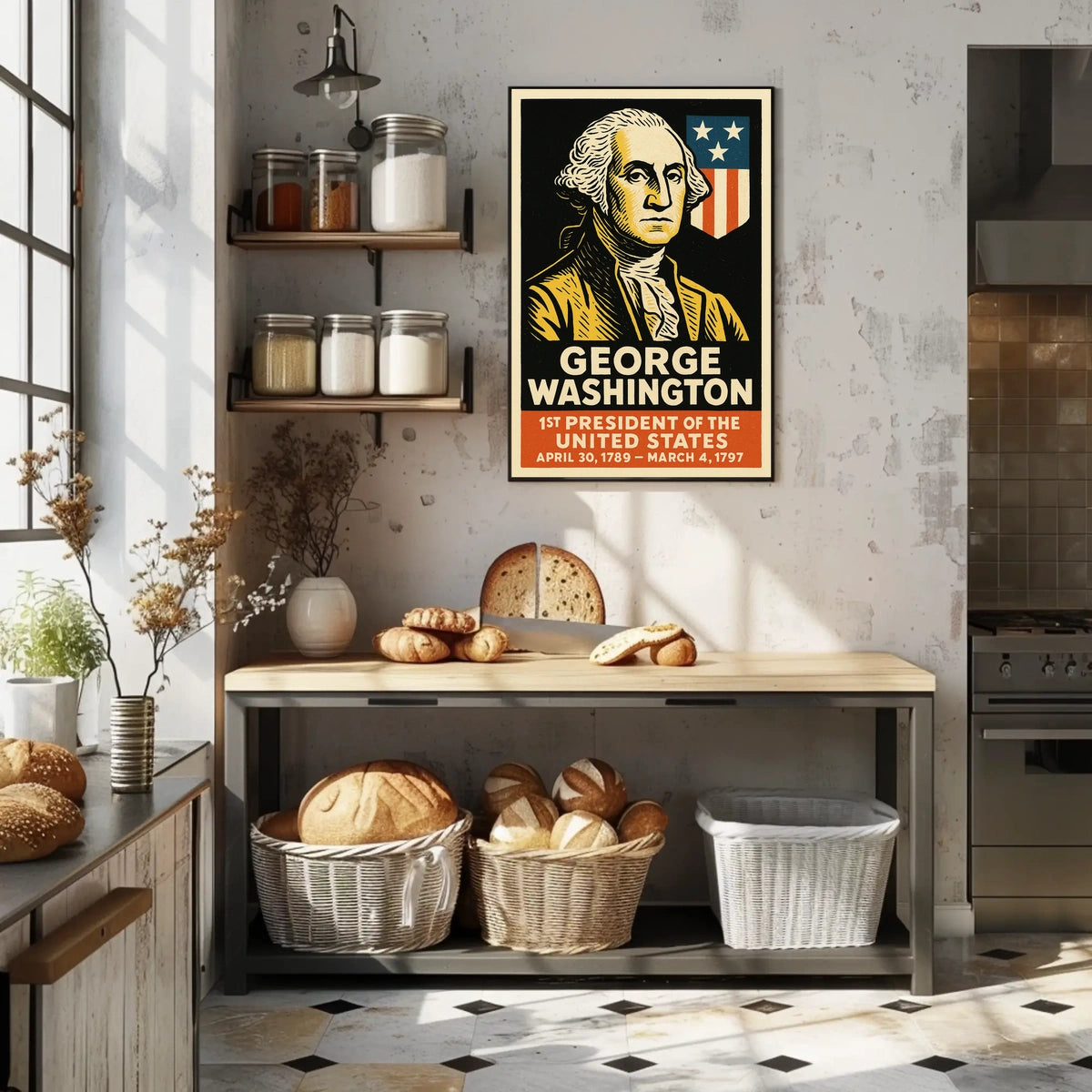George Washington 1St President Poster