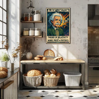 Albert Einstein Theory Of Relativity Poster