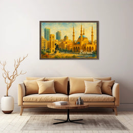 Beirut Cityscape Poster